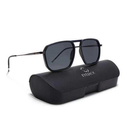 Eyejack Blue & Grey Wayfarer Polarized Sunglasses for Men & Women (2507PCL1520)