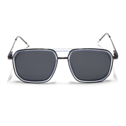 Eyejack Sky Blue & Grey Wayfarer Polarized Sunglasses for Men & Women (2507PCL1522)