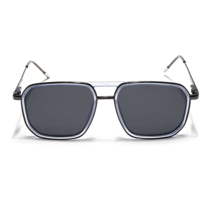 Eyejack Sky Blue & Grey Wayfarer Polarized Sunglasses for Men & Women (2507PCL1522)