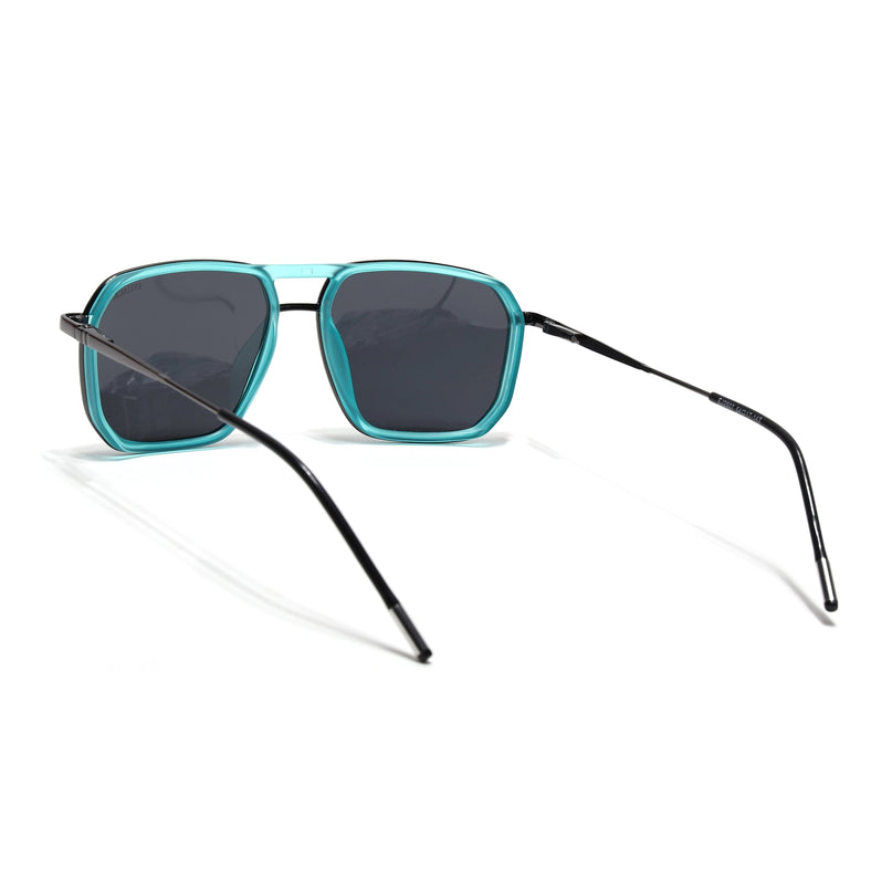 Eyejack Sea Green & Grey Wayfarer Polarized Sunglasses for Men & Women (2507PCL1523)