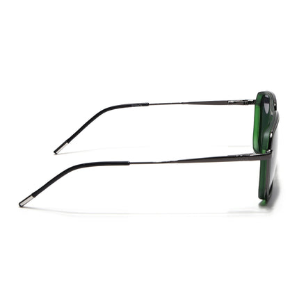 Eyejack Green & Grey Wayfarer Polarized Sunglasses for Men & Women (2507PCL1524)