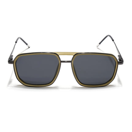 Eyejack Light Green & Grey Wayfarer Polarized Sunglasses for Men & Women (2507PCL1525)