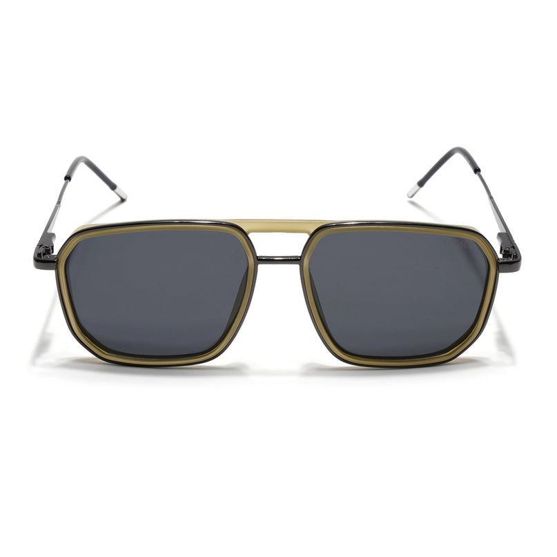 Eyejack Light Green & Grey Wayfarer Polarized Sunglasses for Men & Women (2507PCL1525)