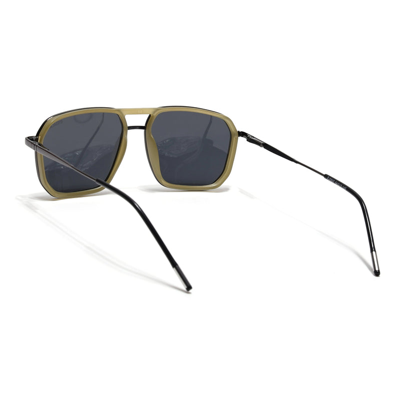 Eyejack Light Green & Grey Wayfarer Polarized Sunglasses for Men & Women (2507PCL1525)