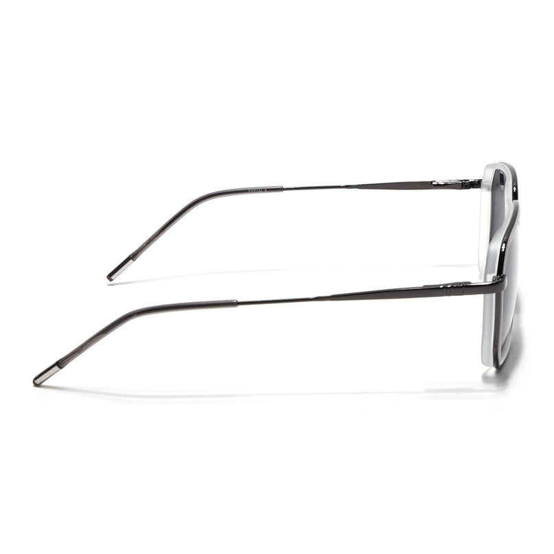 Eyejack Transparent & Grey Wayfarer Polarized Sunglasses for Men & Women (2507PCL1527)