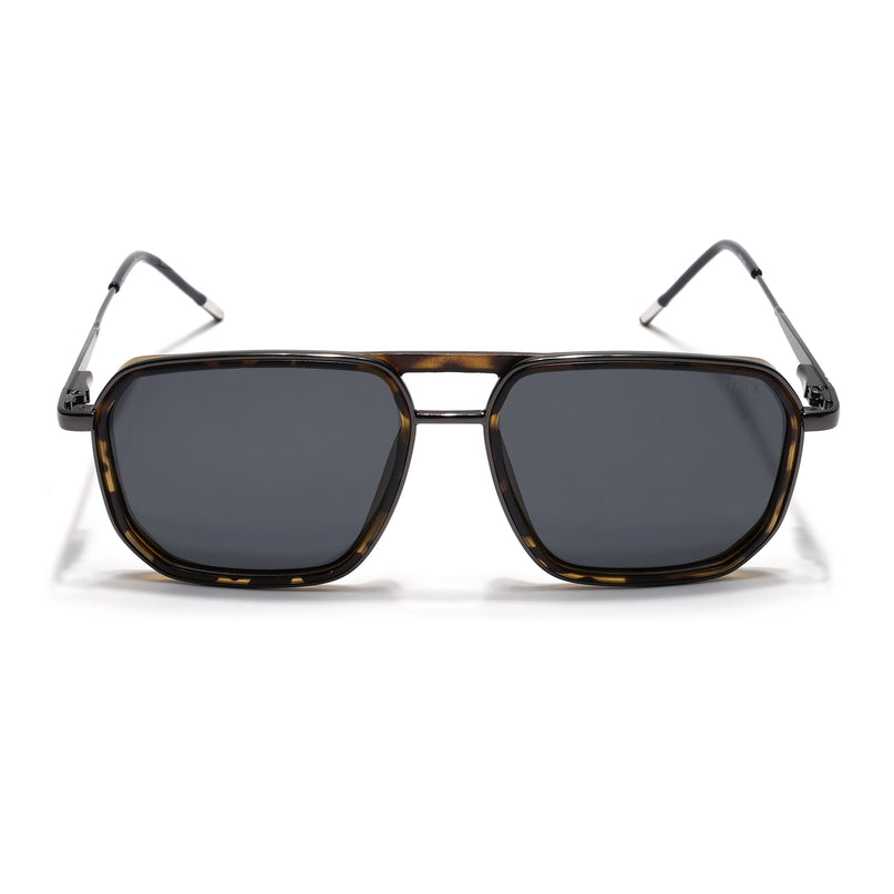 Eyejack Demi Brown & Grey Wayfarer Polarized Sunglasses for Men & Women (2507PCL1528)