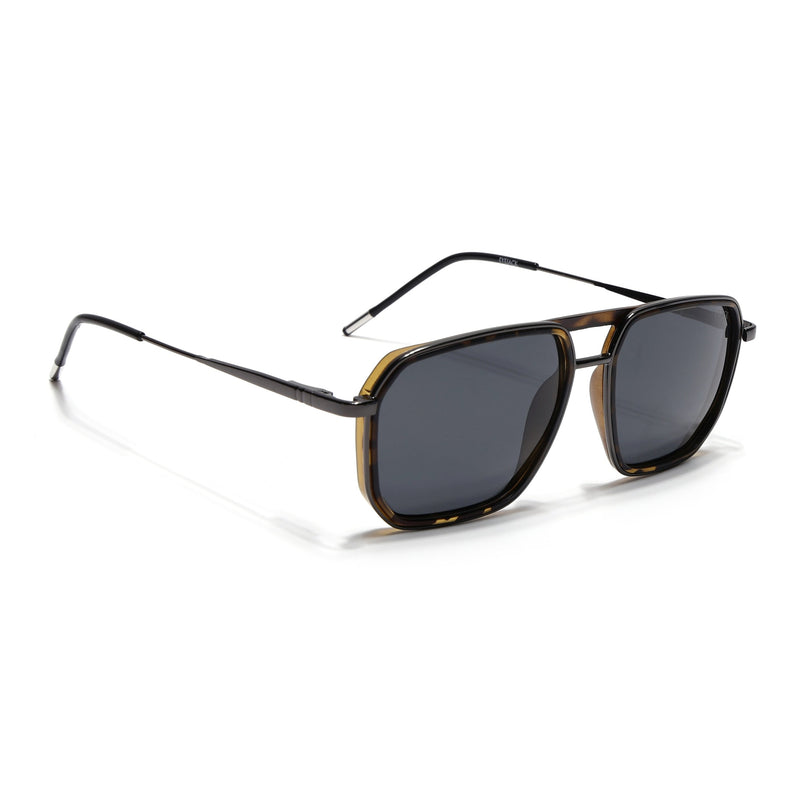 Eyejack Demi Brown & Grey Wayfarer Polarized Sunglasses for Men & Women (2507PCL1528)