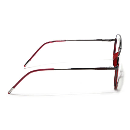 Eyejack Red & Grey Wayfarer Eyeglasses for Men & Women (2508FCL1609-C3)