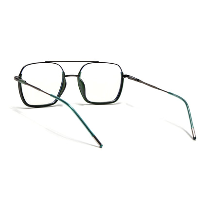 Eyejack Green & Grey Wayfarer Eyeglasses for Men & Women (2508FCL1612-C6)