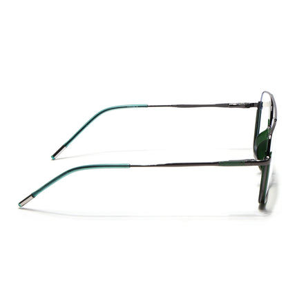 Eyejack Green & Grey Wayfarer Eyeglasses for Men & Women (2508FCL1612-C6)