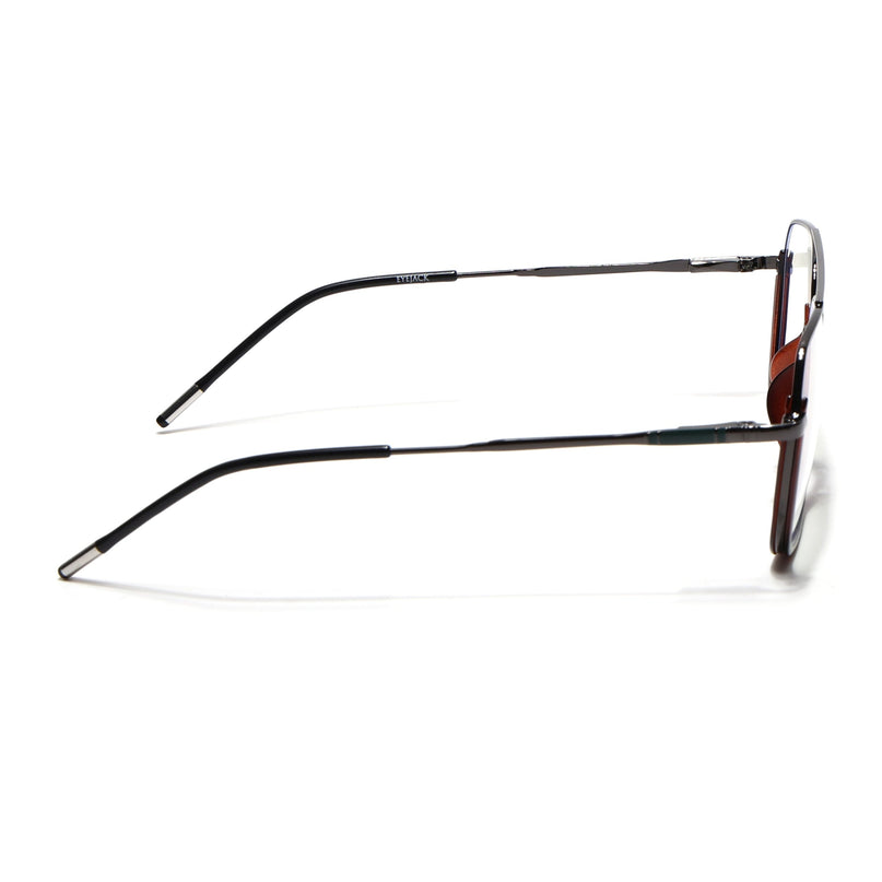 Eyejack Demi Brown & Grey Wayfarer Eyeglasses for Men & Women (2508FCL1615-C9)
