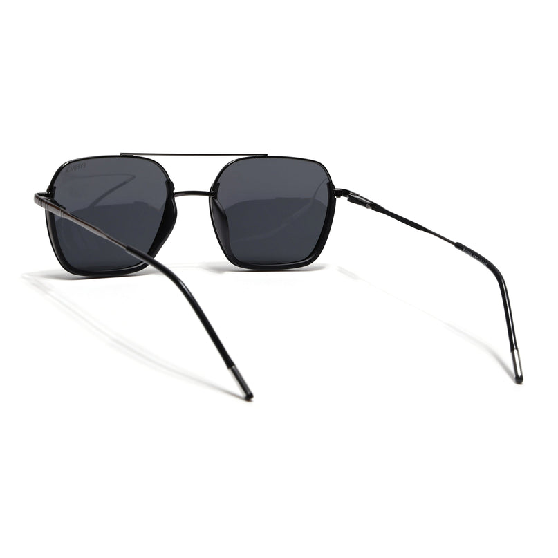 Eyejack Black & Grey Wayfarer Polarized Sunglasses for Men & Women (2508PCL1529)