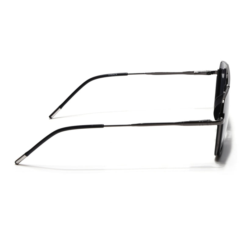 Eyejack Black & Grey Wayfarer Polarized Sunglasses for Men & Women (2508PCL1529)
