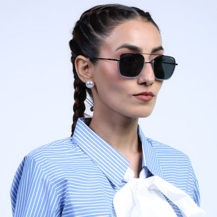 Eyejack Blue & Grey Wayfarer Polarized Sunglasses for Men & Women (2508PCL1532)