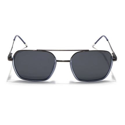 Eyejack Blue & Grey Wayfarer Polarized Sunglasses for Men & Women (2508PCL1532)