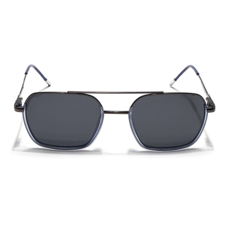 Eyejack Blue & Grey Wayfarer Polarized Sunglasses for Men & Women (2508PCL1532)