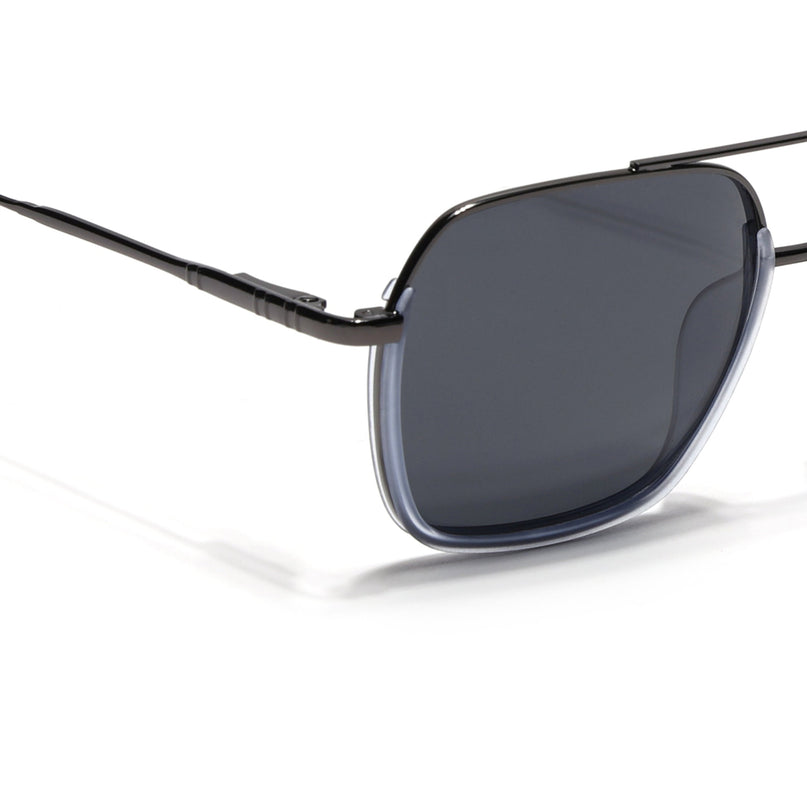 Eyejack Blue & Grey Wayfarer Polarized Sunglasses for Men & Women (2508PCL1532)