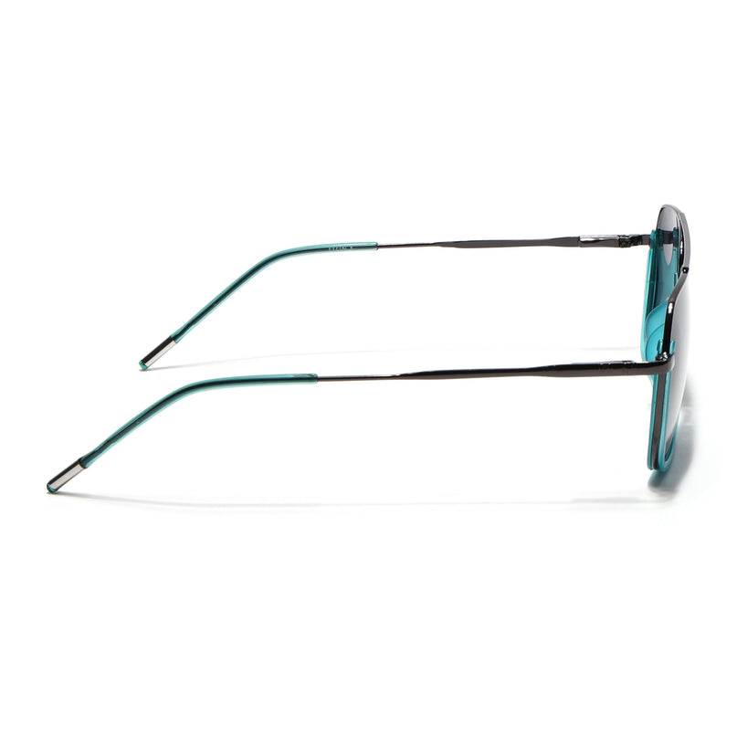 Eyejack Sea Green & Grey Wayfarer Polarized Sunglasses for Men & Women (2508PCL1533)