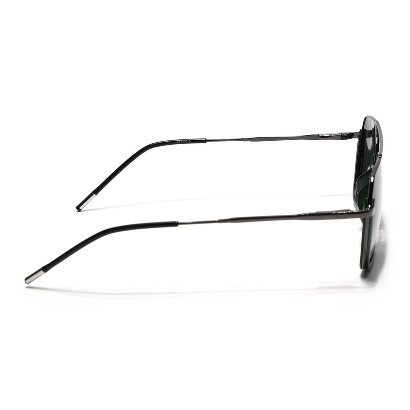 Eyejack Green & Grey Wayfarer Polarized Sunglasses for Men & Women (2508PCL1534)