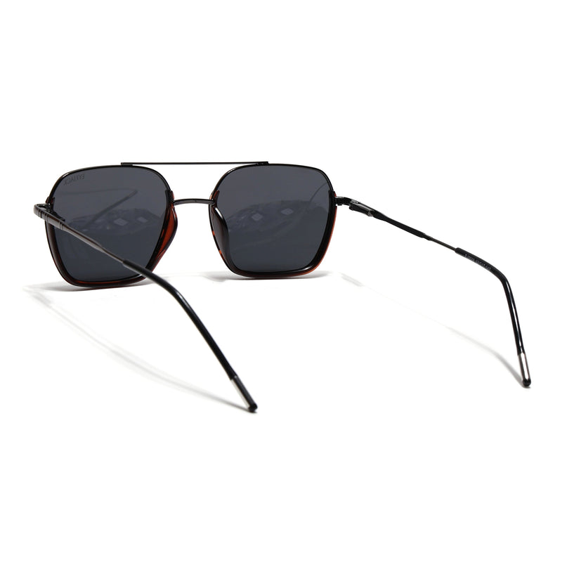 Eyejack Demi Brown & Grey Wayfarer Polarized Sunglasses for Men & Women (2508PCL1537)