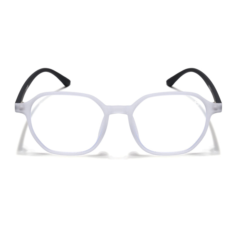 Eyejack NEO Transparent Wayfarer Eyeglasses for Men & Women (2511CL1161-C6)