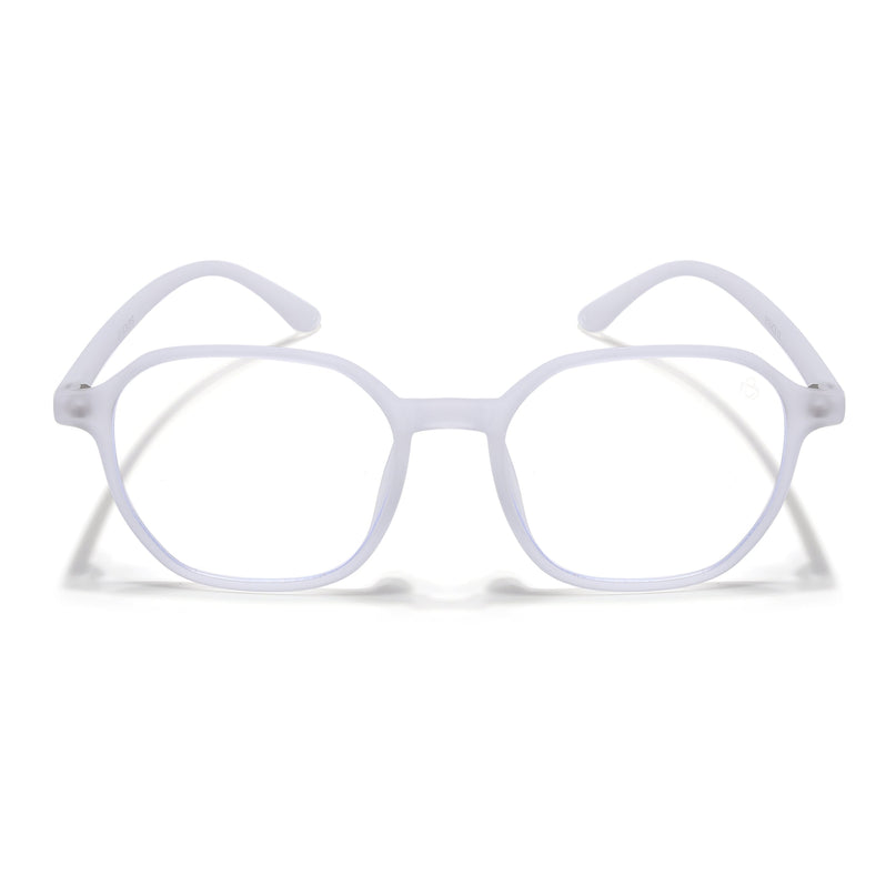 Eyejack NEO Transparent Wayfarer Eyeglasses for Men & Women (2511CL1162-C7)