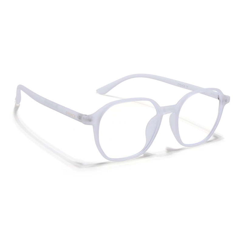 Eyejack NEO Transparent Wayfarer Eyeglasses for Men & Women (2511CL1162-C7)
