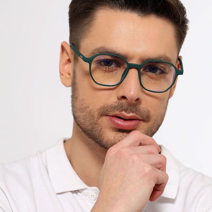 Eyejack NEO Green Wayfarer Eyeglasses for Men & Women (2511CL1160-C5)