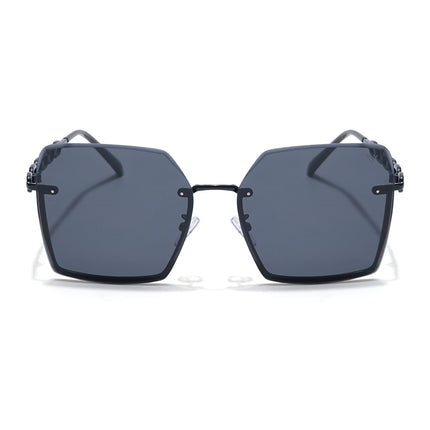 Over Size Sunglasses (Black Lens | Black Frame - MG5793)