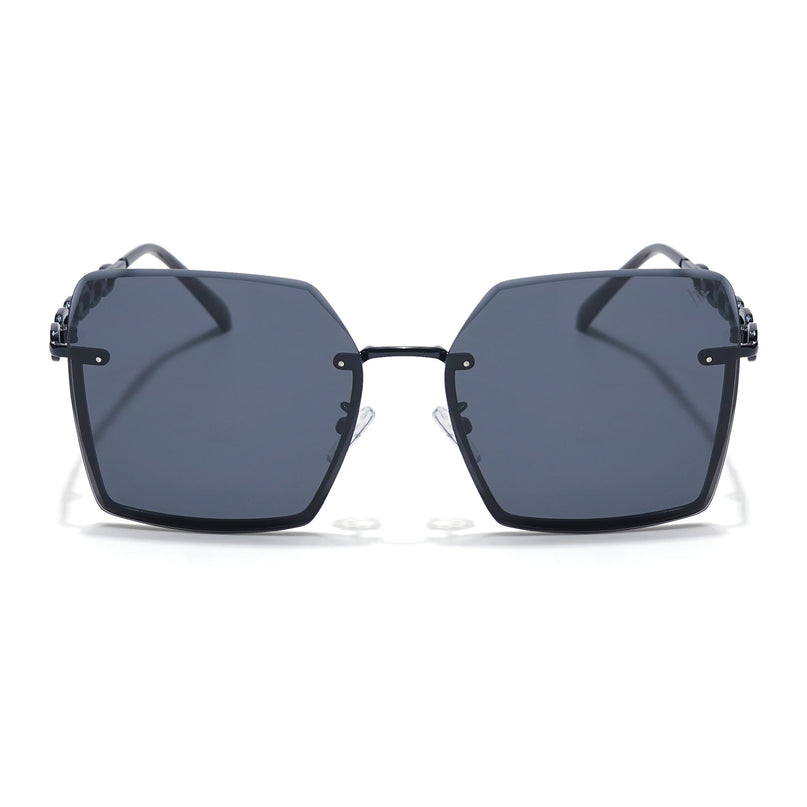 Over Size Sunglasses (Black Lens | Black Frame - MG5793)