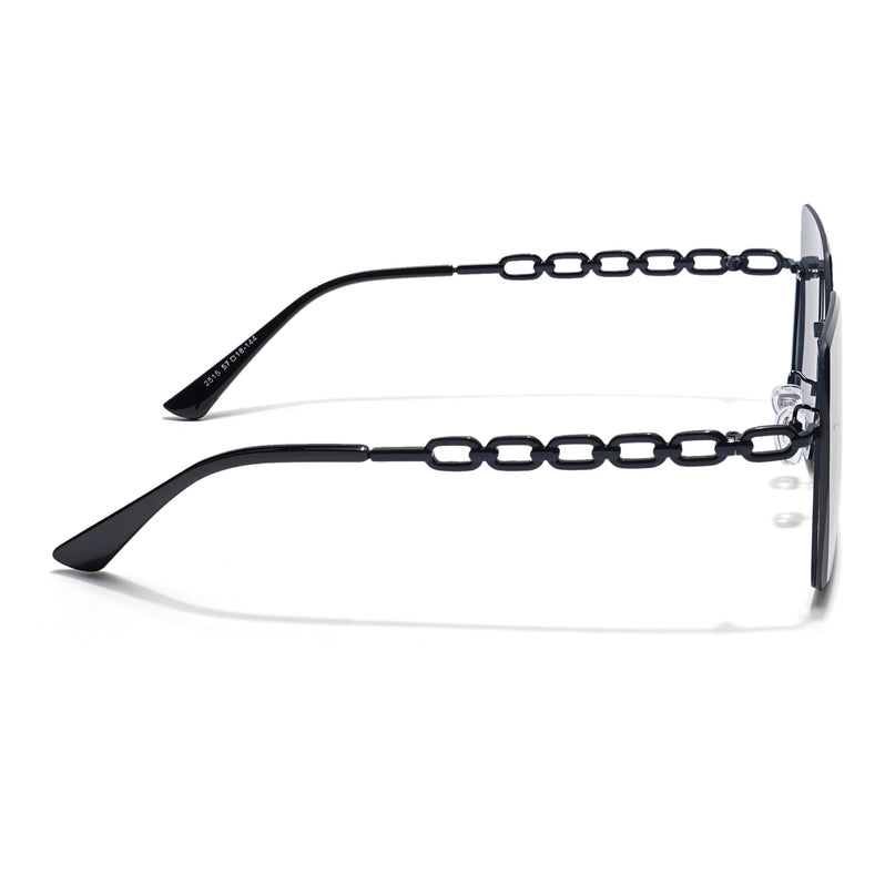 Over Size Sunglasses (Black Lens | Black Frame - MG5793)