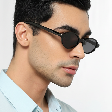 Eyejack Black Oval Sunglasses for Women (2537CL2185)