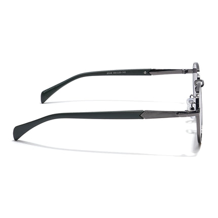 Round Sunglasses (Grey & Clear Lens | Grey Frame - MG5788)