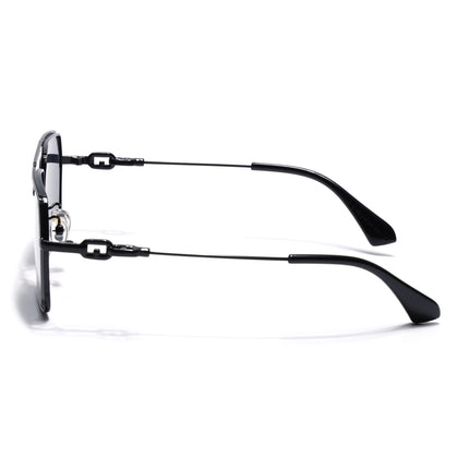 Wayfarer Sunglasses for Men & Women (Black Lens | Black Frame - MG7530)