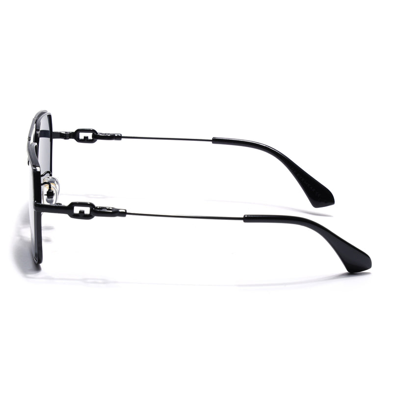 Wayfarer Sunglasses for Men & Women (Black Lens | Black Frame - MG7530)