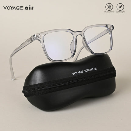 Voyage Air Transparent Square Eyeglasses for Men & Women - MG4595-C3