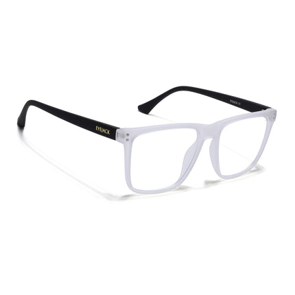 Eyejack NEO Transparent Wayfarer Eyeglasses for Men & Women (28023CL1168-C6)