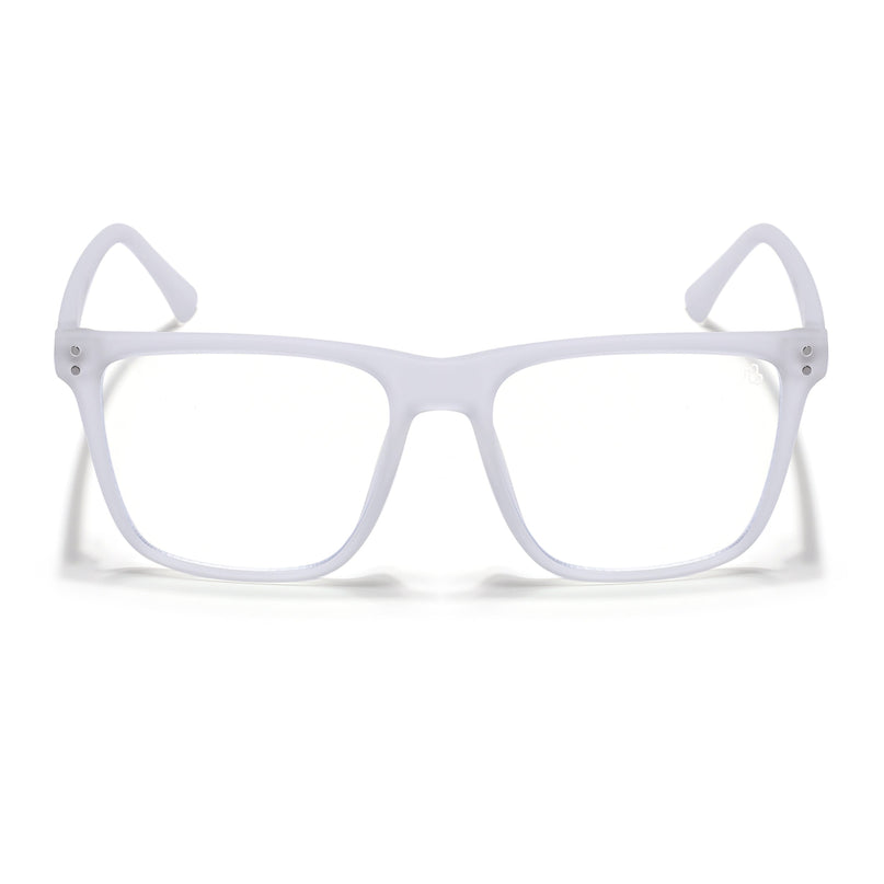 Eyejack NEO Transparent Wayfarer Eyeglasses for Men & Women (28023CL1169-C7)