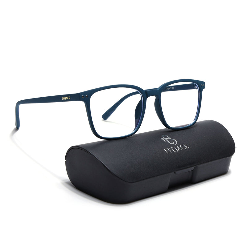 Eyejack NEO Blue Wayfarer Eyeglasses for Men & Women (28049CL1173-C4)