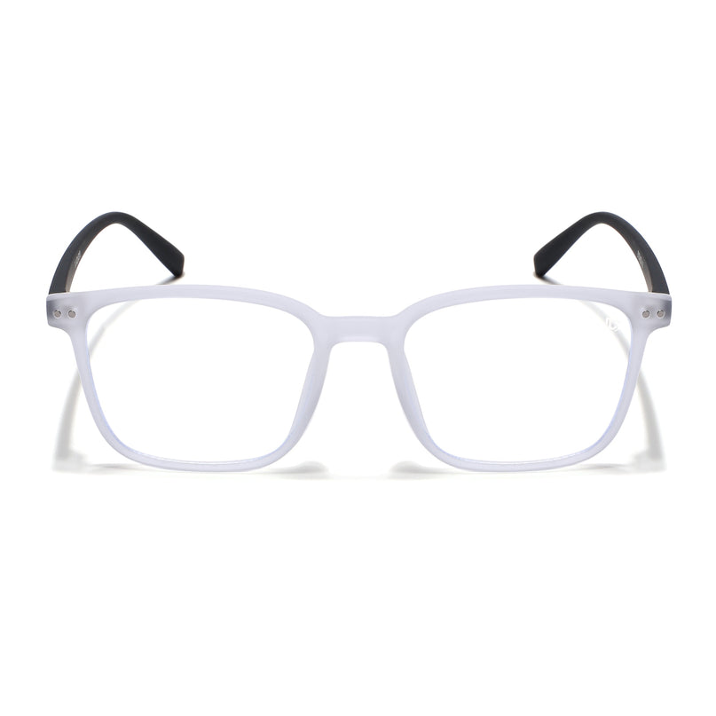 Eyejack NEO Transparent Wayfarer Eyeglasses for Men & Women (28049CL1175-C6)