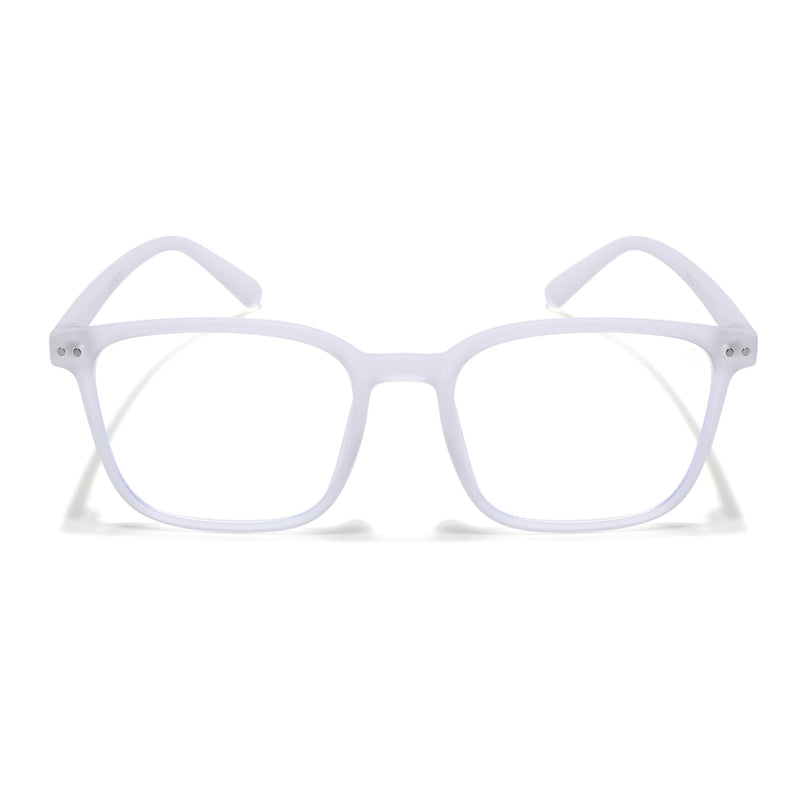 Eyejack NEO Transparent Wayfarer Eyeglasses for Men & Women (28049CL1176-C7)