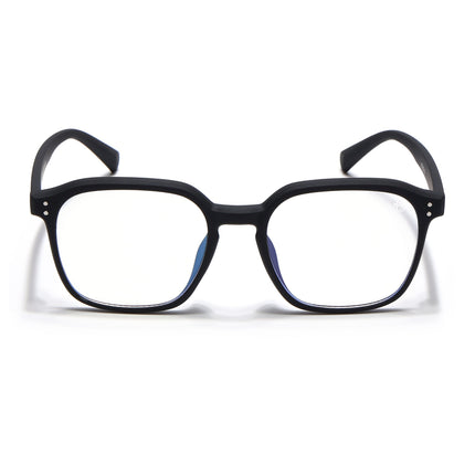 Eyejack NEO Black Square Eyeglasses for Men & Women (28068CL1177-C1)
