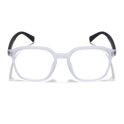 Eyejack NEO Transparent Square Eyeglasses for Men & Women (28068CL1182-C6)