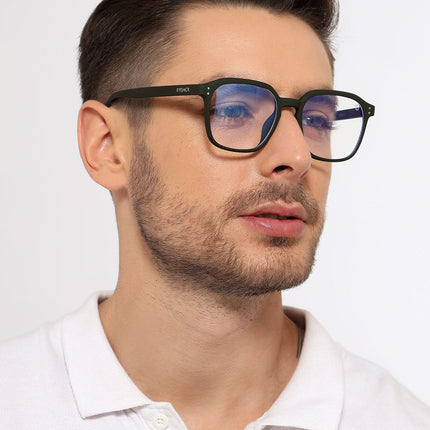 Eyejack NEO Olive Square Eyeglasses for Men & Women (28068CL1178-C2)
