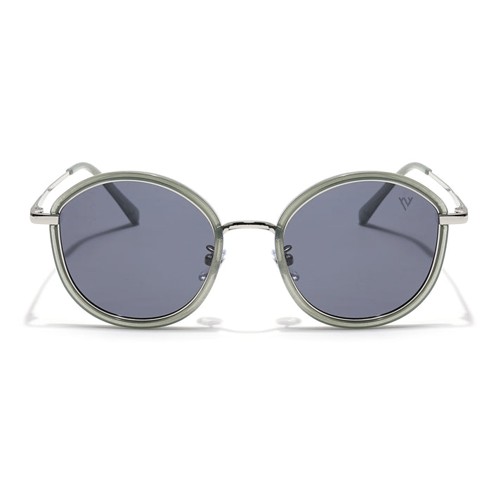 Voyage Select Round Polarized Sunglasses (Grey Lens | Olive Frame - SLPMG6215)