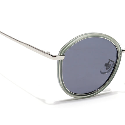 Voyage Select Round Polarized Sunglasses (Grey Lens | Olive Frame - SLPMG6215)