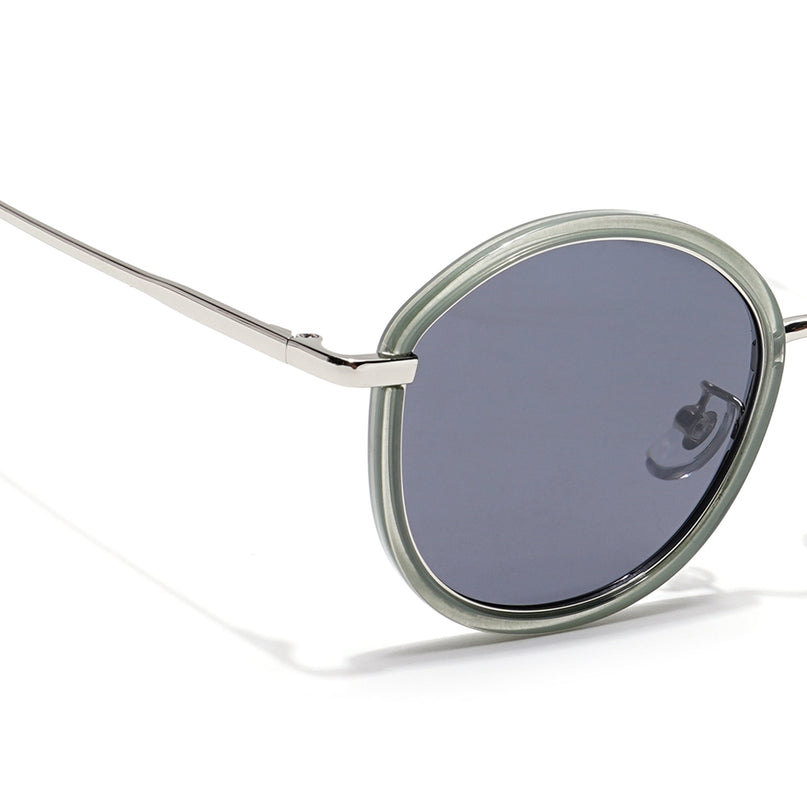Voyage Select Round Polarized Sunglasses (Grey Lens | Olive Frame - SLPMG6215)