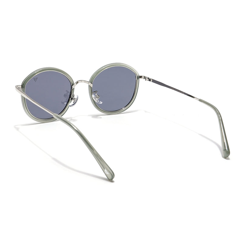 Voyage Select Round Polarized Sunglasses (Grey Lens | Olive Frame - SLPMG6215)