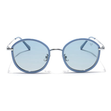 Voyage Select Round Polarized Sunglasses (Blue Lens | Blue Frame - SLPMG6217)