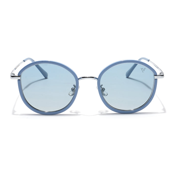 Voyage Select Round Polarized Sunglasses (Blue Lens | Blue Frame - SLPMG6217)